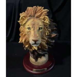 CLASSIC WILDLIFE COLLECTION 8" 3 Wolf Head Resin Statue Sculpture